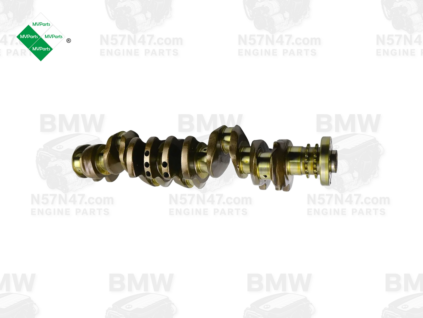 MV Parts BMW N57D30 Crankshaft, 8 counterweights