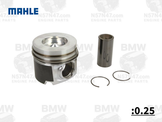 Mahle 081PI00105001 BMW N57 Piston 0.25