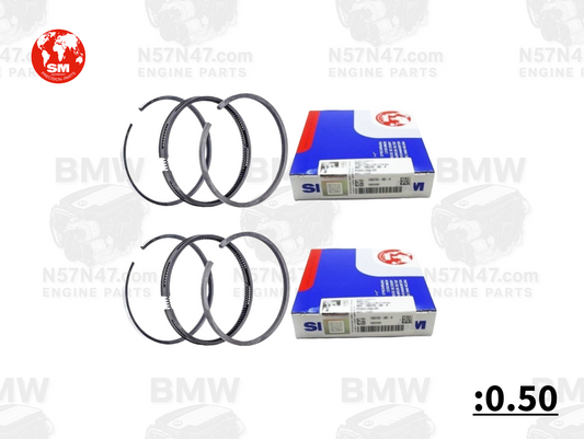 SM 790759-502 BMW N57 Piston Ring Kit 0.50 - 2x