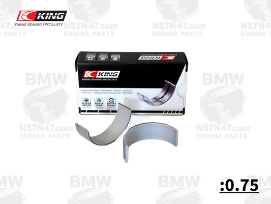 King Bearings CR1658SV0.75 BMW N57 Connecting Rod Bearings 0.75