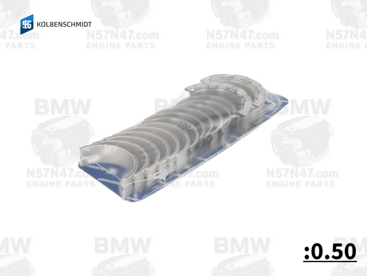 Kolbenschmidt 77953620 BMW N57 Crankshaft Main Bearing Set 0.50
