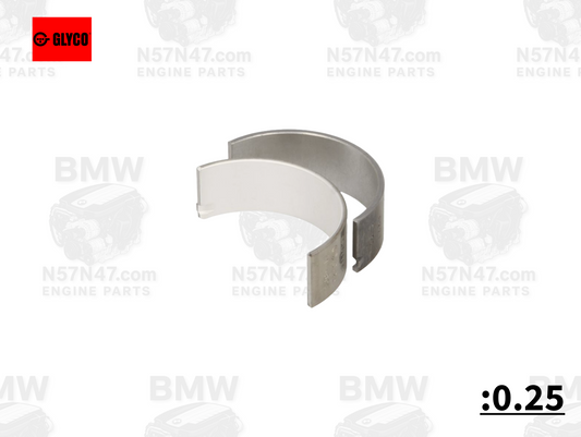 Glyco 71-4805 0.25MM BMW N57 Connecting Rod Bearings 0.25